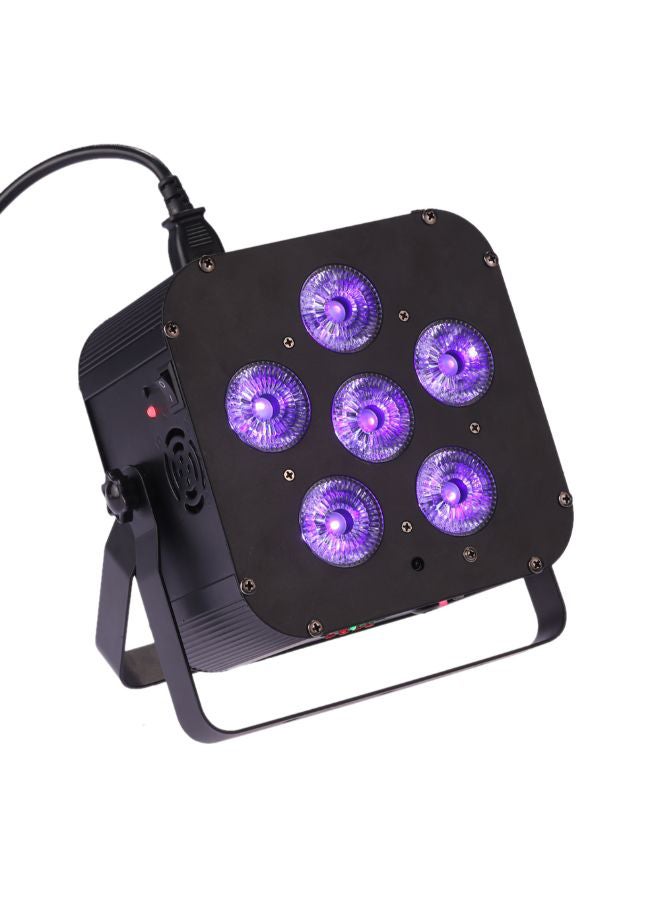 Wireless DMX Receiver Stage Uplight With Remote Controller Black