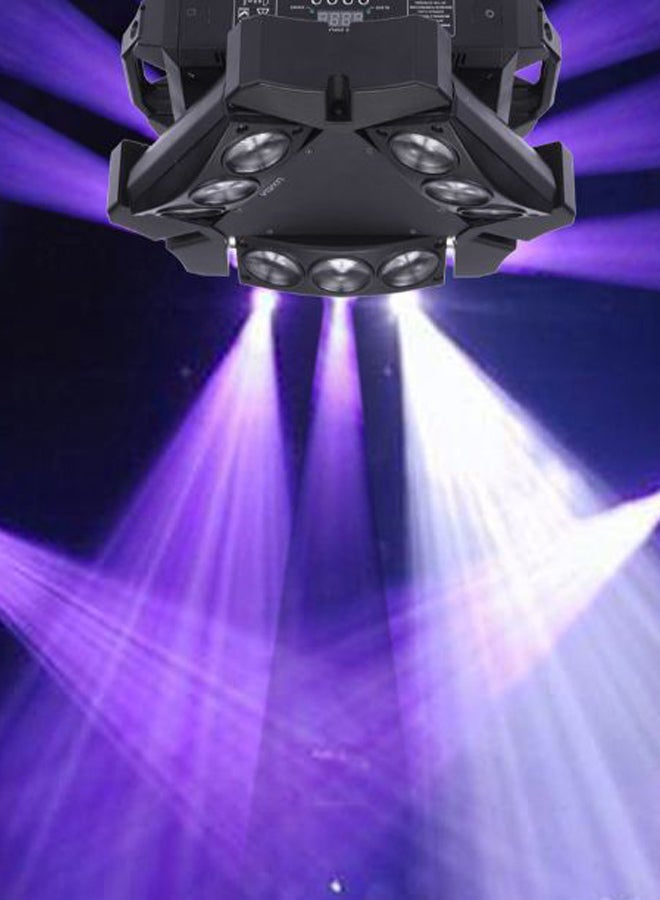 LIXADA - Auto Rotating Mini Triangle Spider Beam Uplight Black - Image 1
