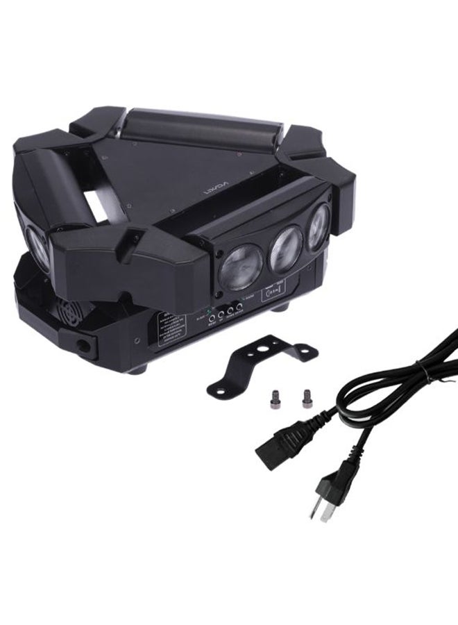 LIXADA - Auto Rotating Mini Triangle Spider Beam Uplight Black - Image 1