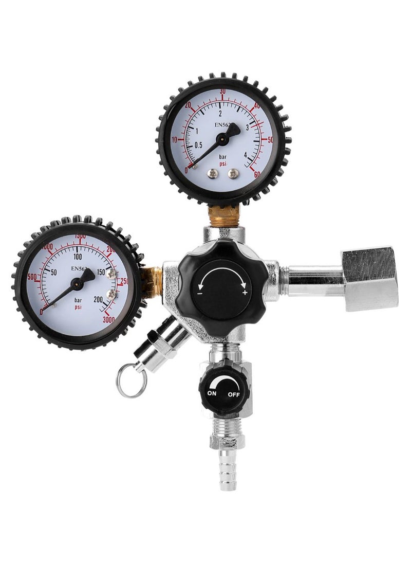 CO2 Keg Regulator Safety Pressure Gauge With Accessory - Image 2