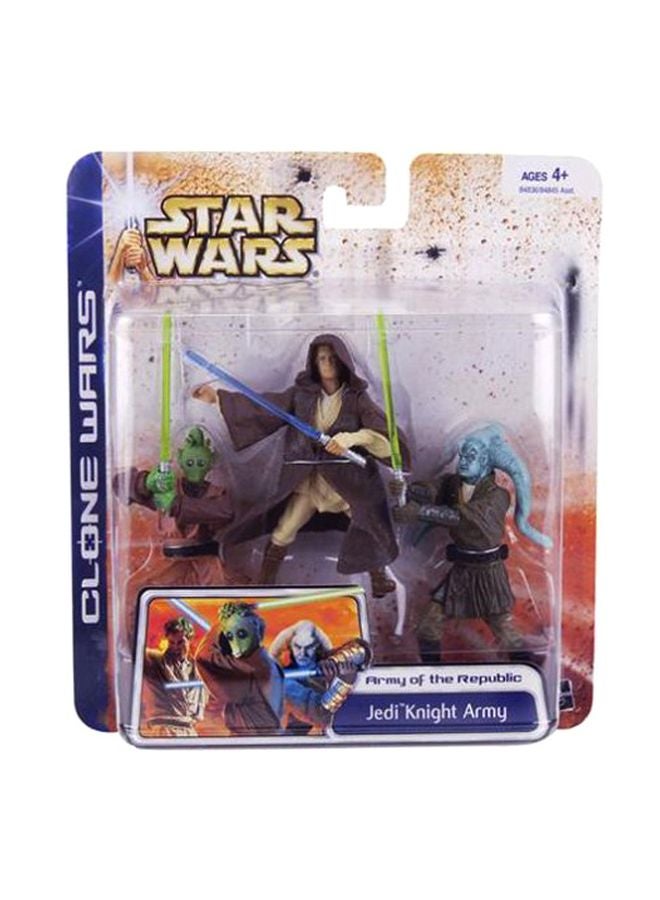 Pack Of 3 Jedi Knight Army Action Figures Set