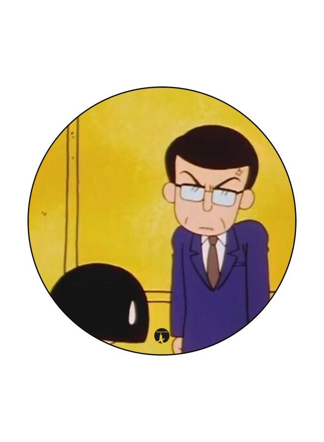 BP The Anime Chibi Maruko Chan Theme Printed Badge Yellow/Blue/Black - Image 1