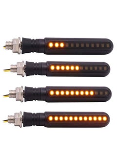 4-Piece Turn Signal Sequential LED Indicator Light Set