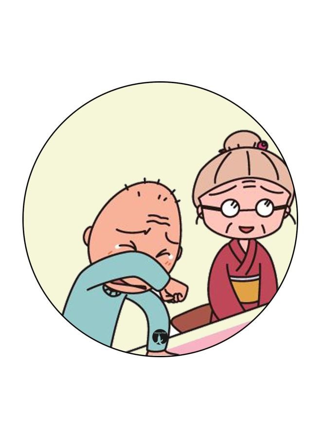 BP The Anime Chibi Maruko Chan Printed Badge Yellow/Blue/Red - Image 1