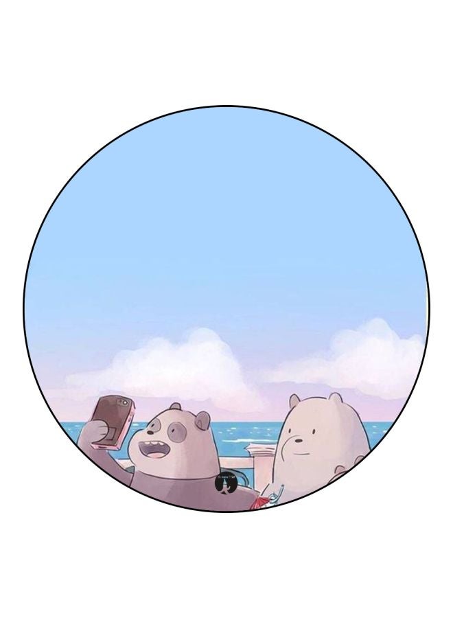 BP We Bare Bears Printed Badge Blue/White/Pink - Image 1