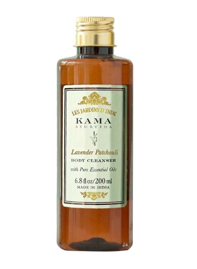 كاما ايورفيدا منظف للجسم باللافندر والباتشولي مع زيوت عطرية نقية 200ملليلتر