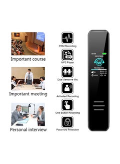 Generic 8GB HD Portable MP3 Music Player Digital Voice Recorder H0589-1 Black  - Image 2