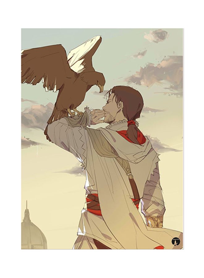 BP Video Game Assassin's Creed Metal Plate Poster Multicolour 15 x 20cm