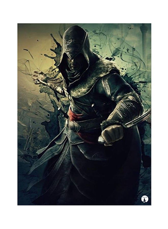 BP Video Game Assassin's Creed Metal Plate Poster Multicolour 15 x 20cm