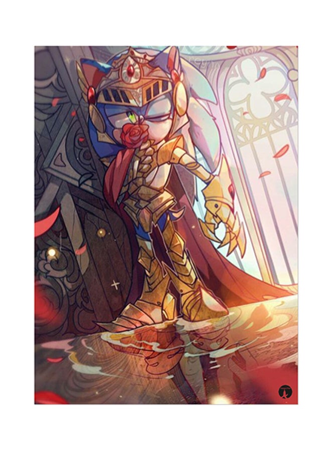 BP Video Game Sonic Metal Plate Poster Multicolour 15 x 20cm