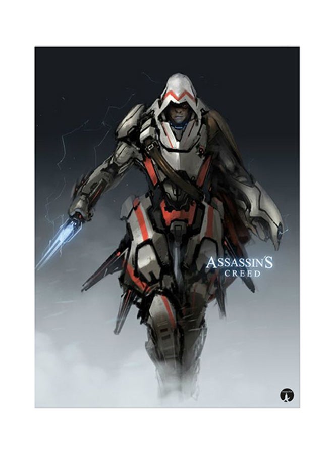 Video Game Assassin's Creed Metal Plate Poster Multicolour 15 x 20cm