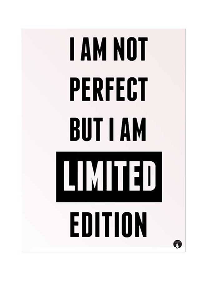 ملصق لألواح معدنية مكتوب عليه عبارات باللغة الإنجليزية وردي/أسود 15 x 20سم