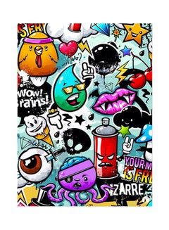 Random Things Metal Plate Poster Multicolour 15 x 20cm