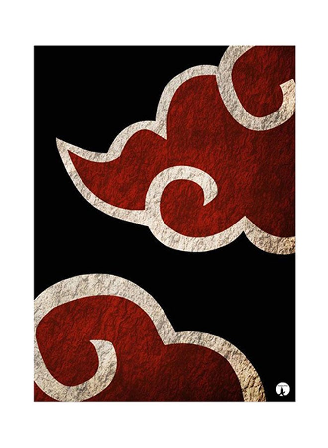 BP Anime Naruto Metal Plate Poster Black/Brown/White 