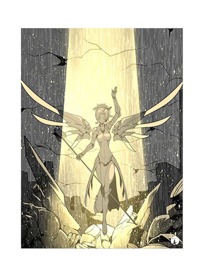 BP Video Game Overwatch Metal Plate Poster Multicolour 15 x 20cm