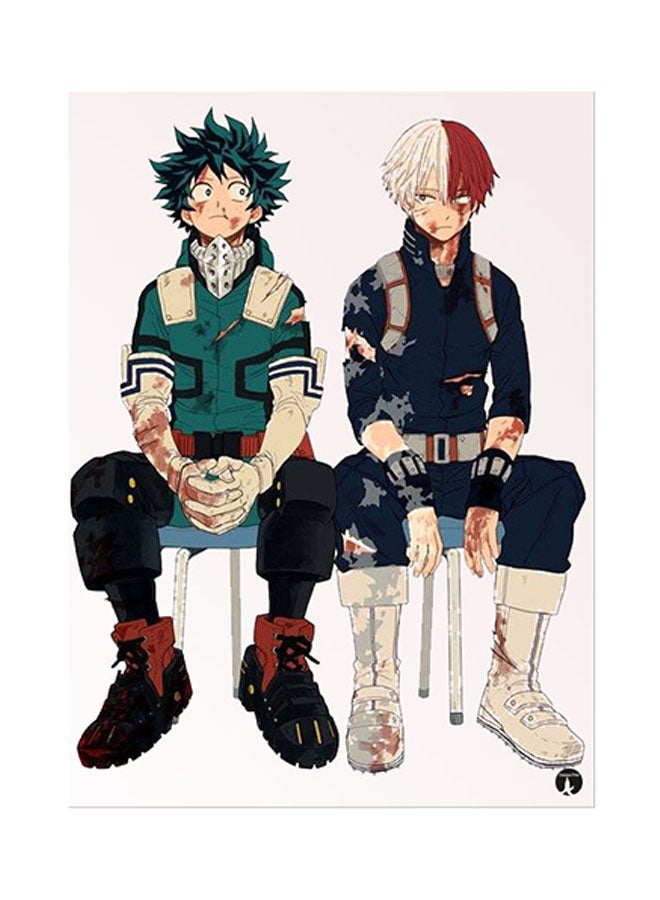 BP Anime My Hero Academia Metal Plate Poster Multicolour 15x20centimeter