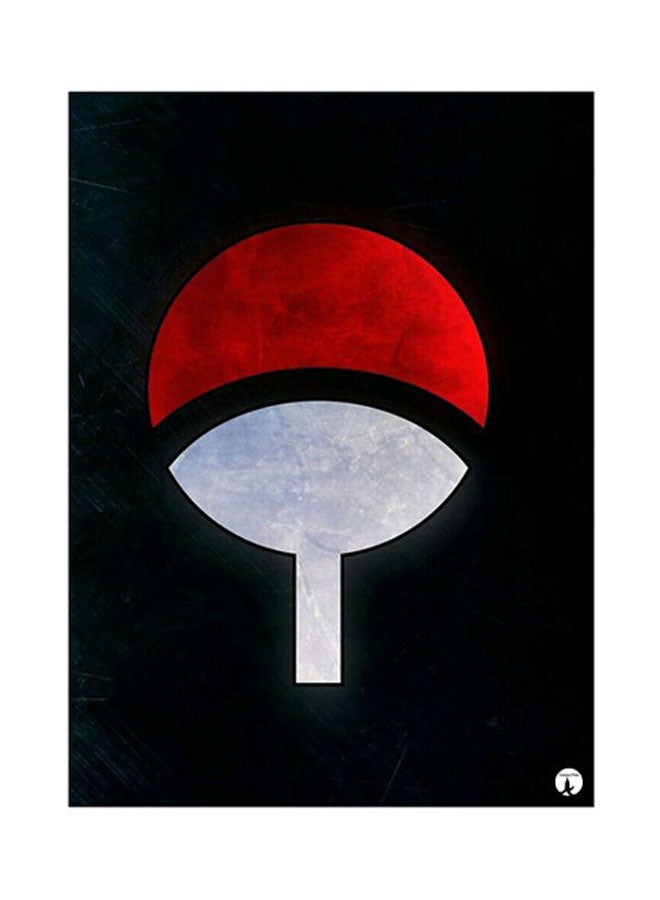 BP Anime Naruto Metal Plate Poster Black/Red/White 15 x 20cm