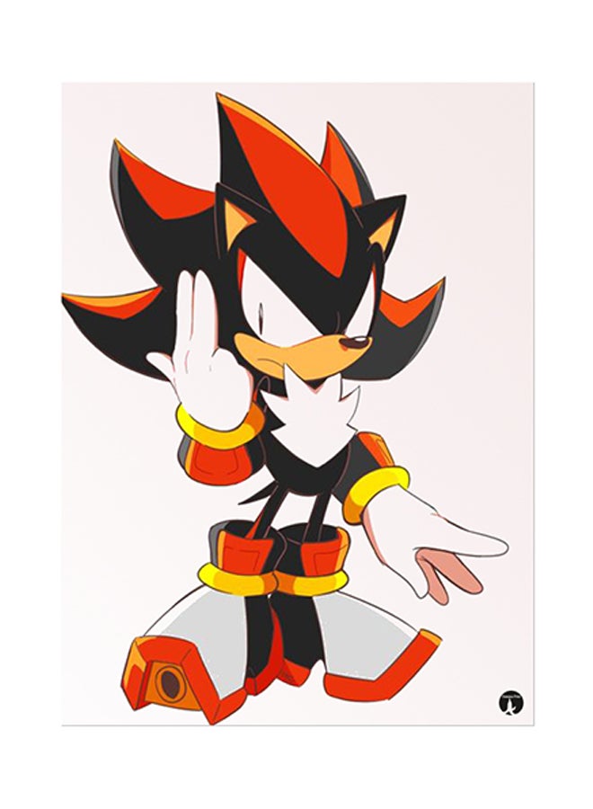 BP Video Game Sonic Metal Plate Poster Multicolour 15 x 20cm