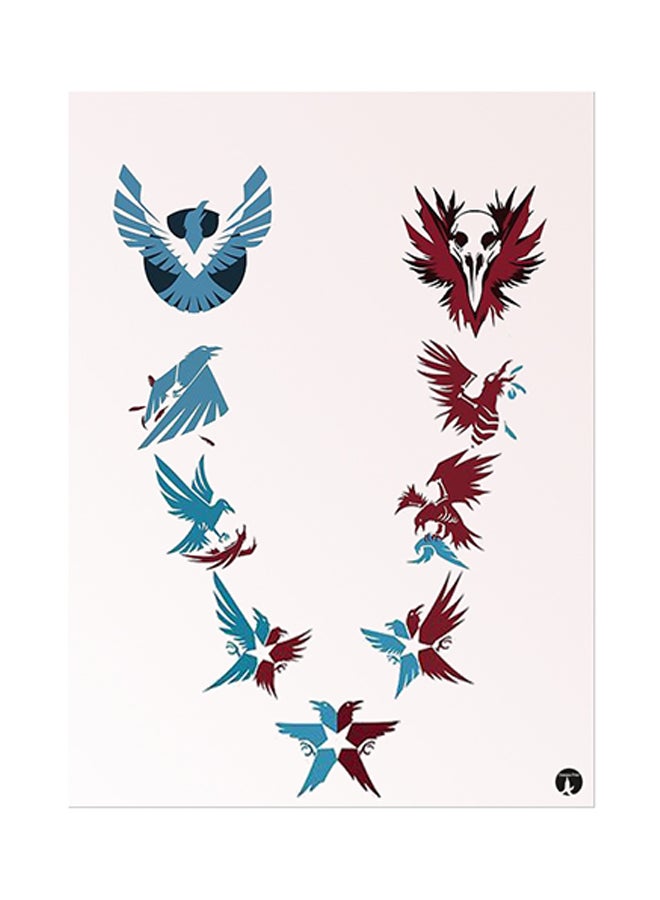 Video Game Infamous Second Son Metal Plate Poster Multicolour 15 x 20cm