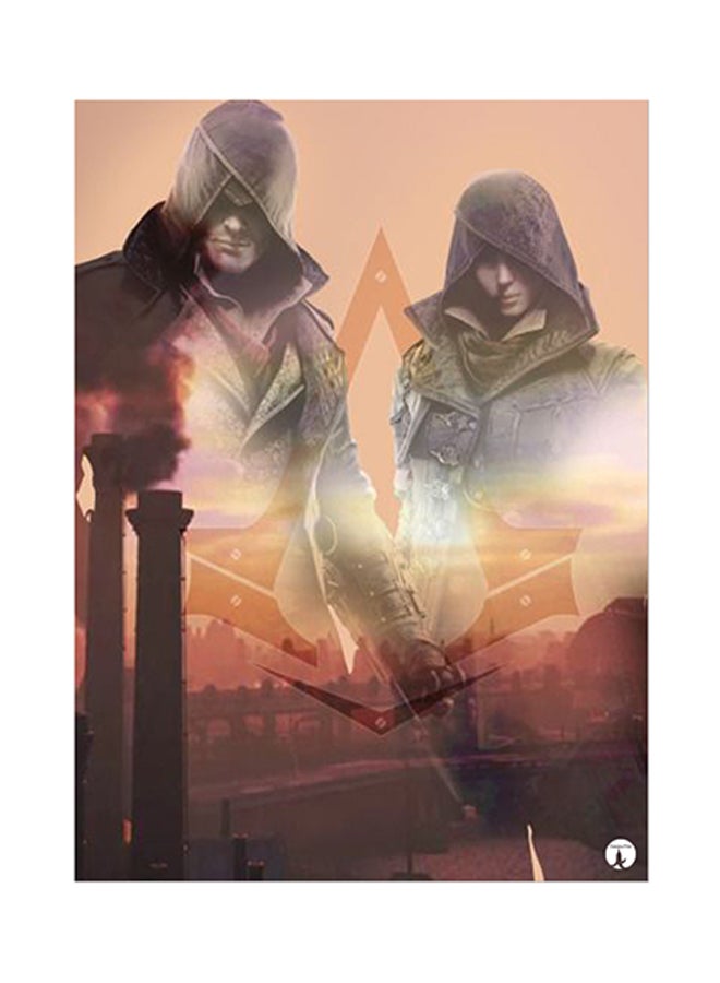 BP Video Game Assassin's Creed Metal Plate Poster Multicolour 15 x 20cm