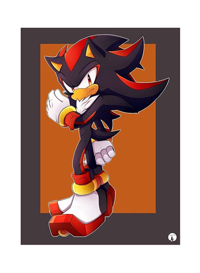 BP Video Game Sonic Metal Plate Poster Multicolour 15 x 20cm