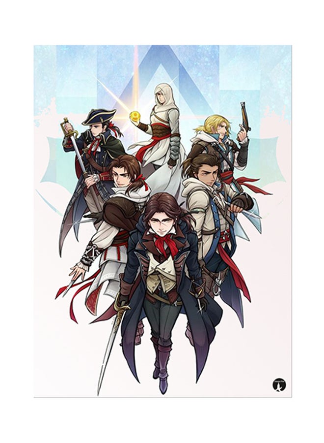 BP Video Game Assassin's Creed Metal Plate Poster Multicolour 15 x 20cm