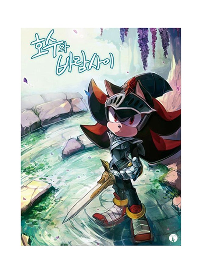 Video Game Sonic Metal Plate Poster Multicolour 15 x 20cm