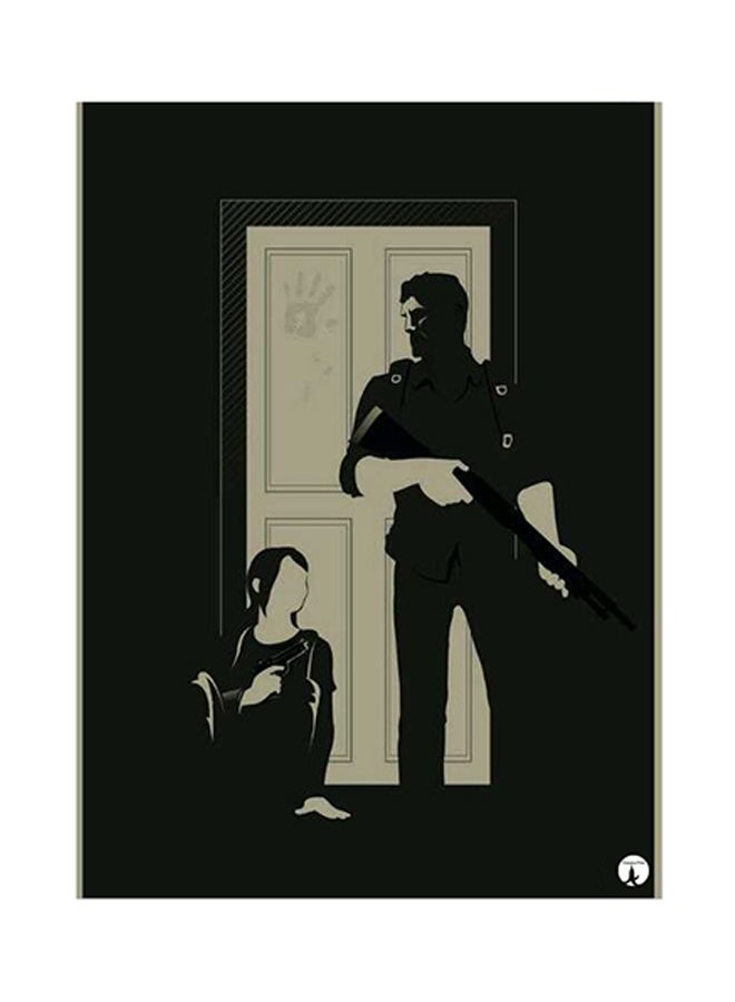 BP Video Game Last Us Metal Plate Poster Black/Grey 15 x 20cm