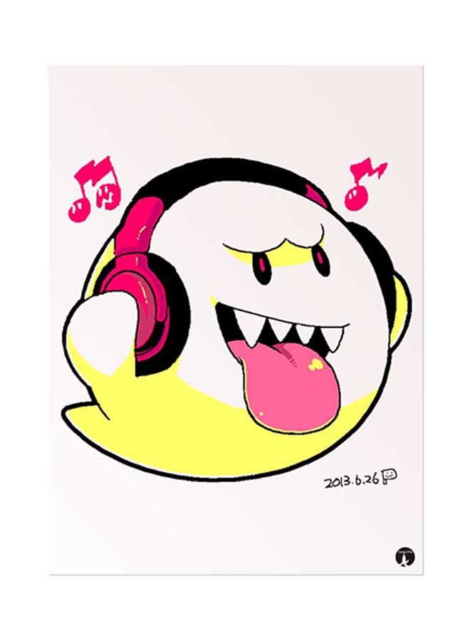 Video Game Super Mario Metal Plate Poster Multicolour 15 x 20cm