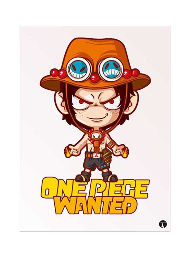 BP Anime One Piece Metal Plate Poster Multicolour 15 x 20cm