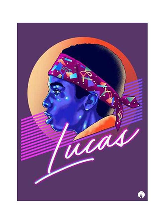 بي بي ملصق معدني بتصميم مُسطح على شكل شخصيات مسلسل "Stranger Things" متعدد الألوان 15 x 20سم