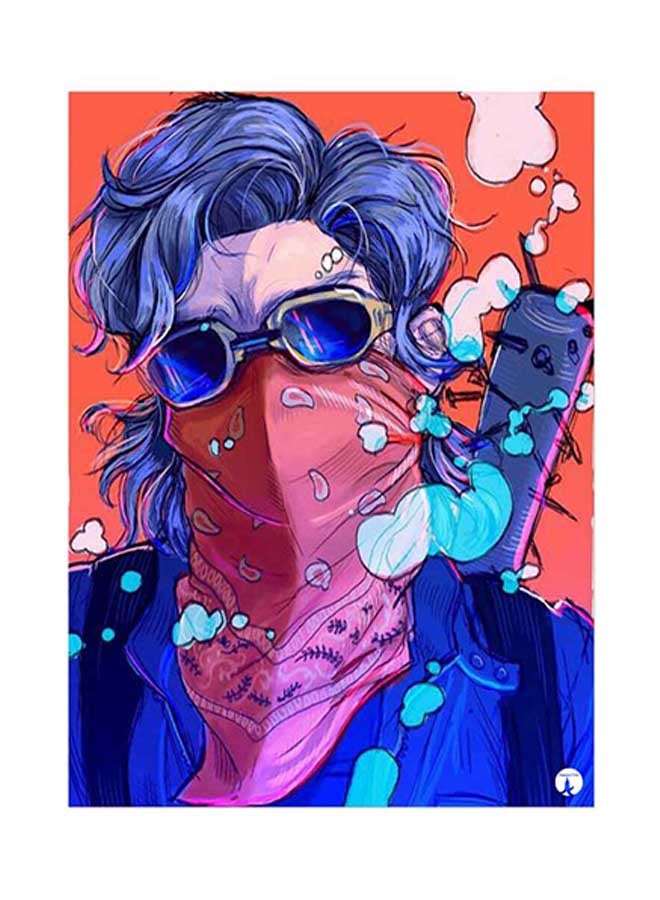 BP Stranger Things Metal Plate Poster Multicolour 15 x 20cm