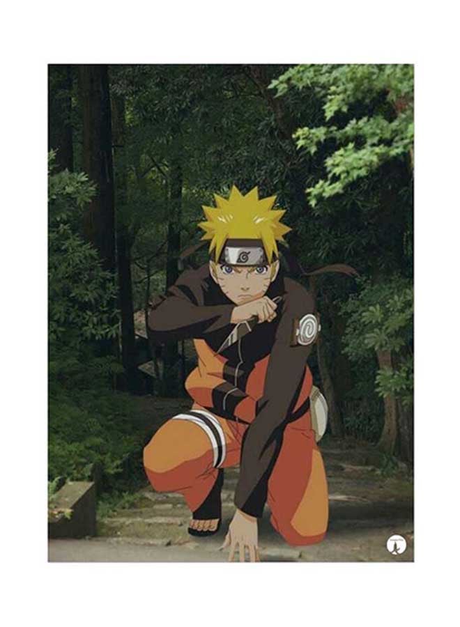 Anime Naruto Metal Plate Poster Multicolour 15 x 20cm
