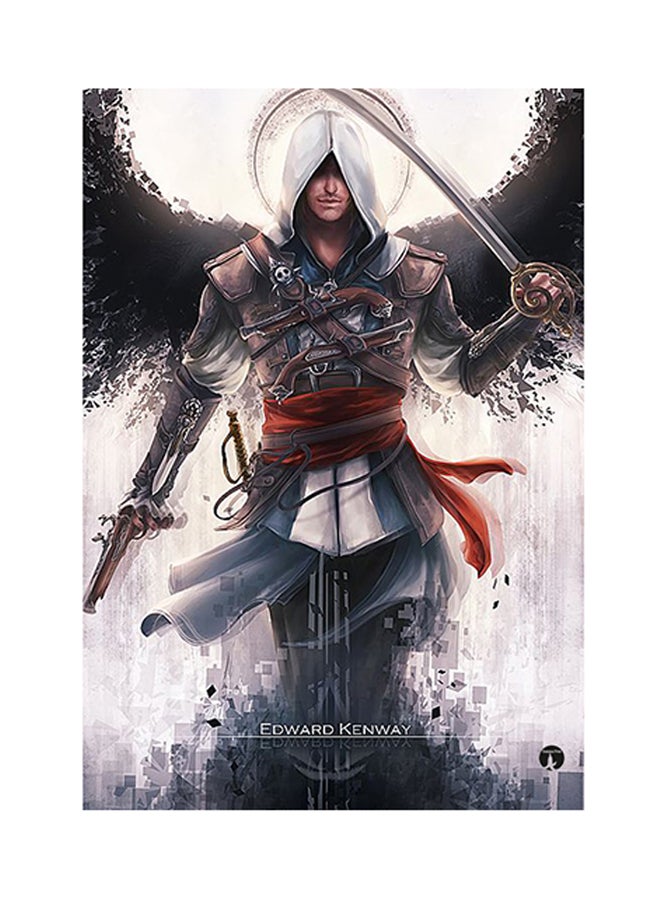 BP Video Game Assassin's Creed Metal Plate Poster Multicolour 15 x 20cm
