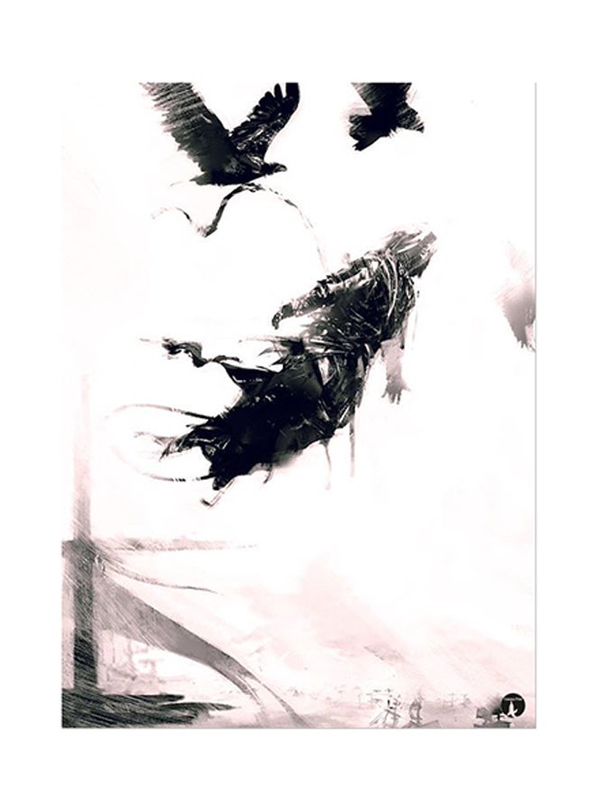 BP Video Game Assassin's Creed Metal Plate Poster Pink/Black 15 x 20cm