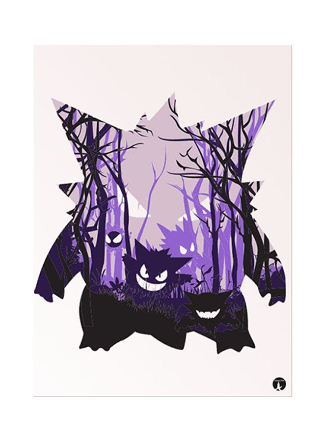 Pokemon Metal Plate Poster Multicolour 15 x 20cm