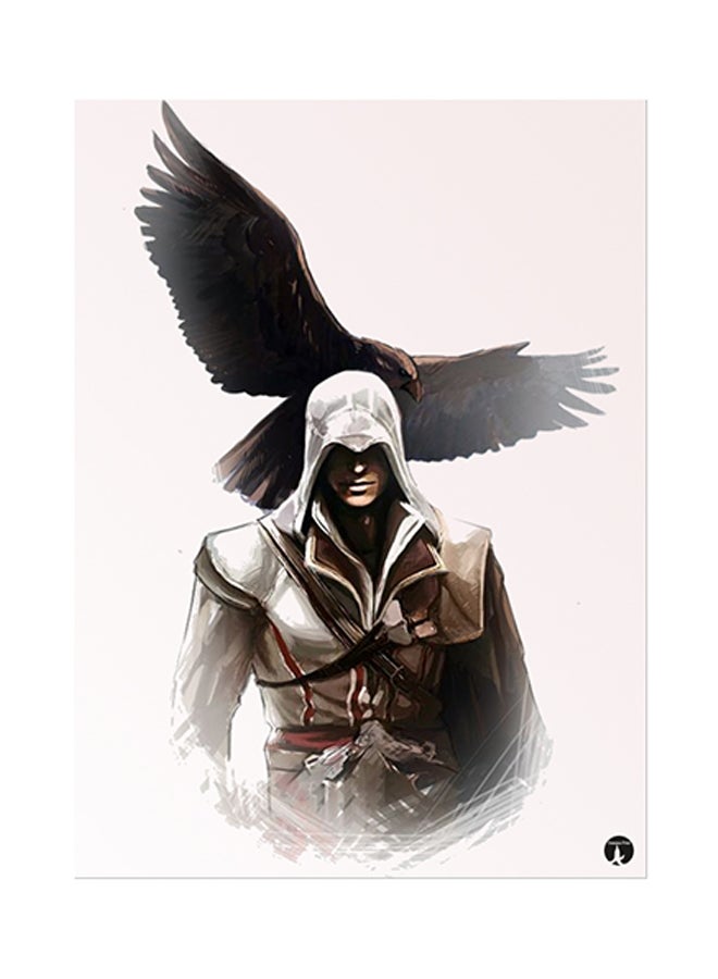 Video Game Assassin's Creed Metal Plate Poster Multicolour 15 x 20cm