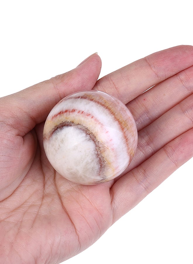 Natural Rhodochrosite Crystal Ball Red 40mm - Image 3