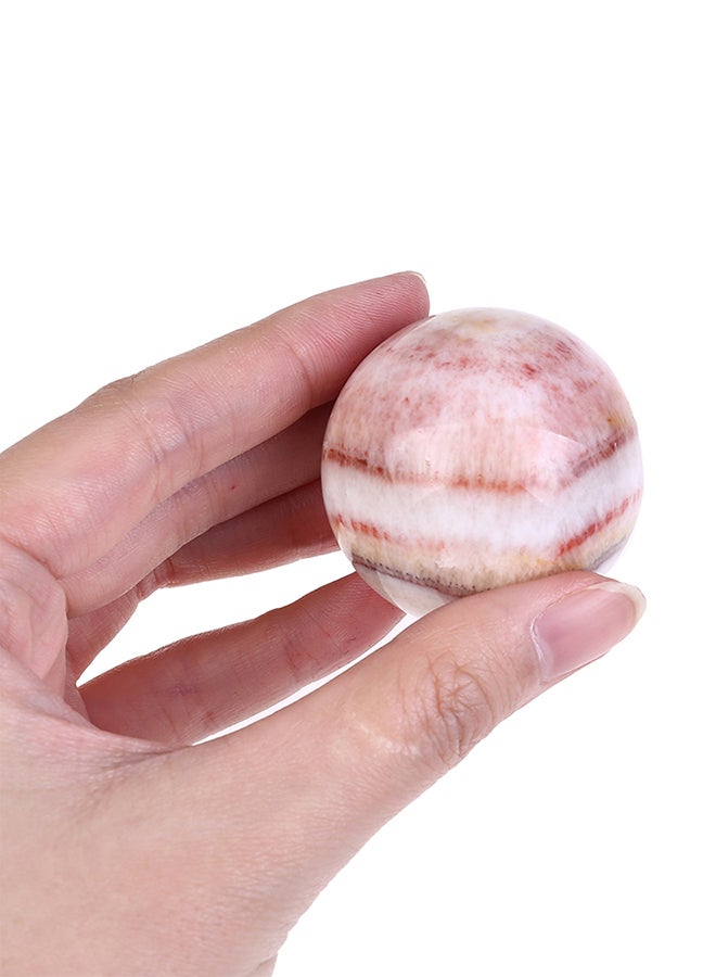 Natural Rhodochrosite Crystal Ball Red 40mm - Image 4
