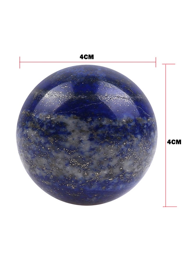 Natural Rhodochrosite Crystal Ball Blue 40mm - Image 4