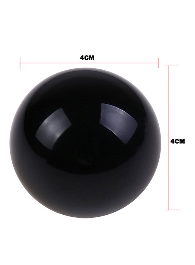 Natural Rhodochrosite Crystal Ball Black 40mm - Image 2