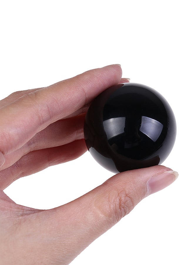 Natural Rhodochrosite Crystal Ball Black 40mm - Image 3
