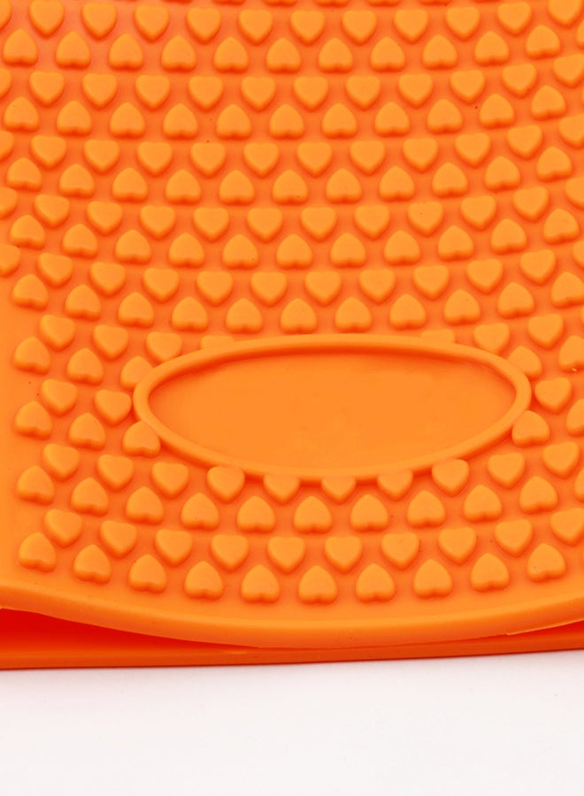 Generic Heat Resistant Silicone Oven Glove Orange 21grams  - Image 5