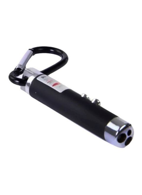 Laser Pointer And LED Light Black/Silver