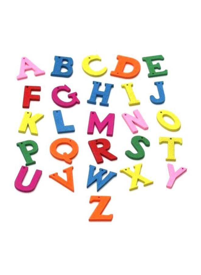 ليكير طقم من 26 خرزة  بدلاية على شكل حروف أبجدية . - Image 1