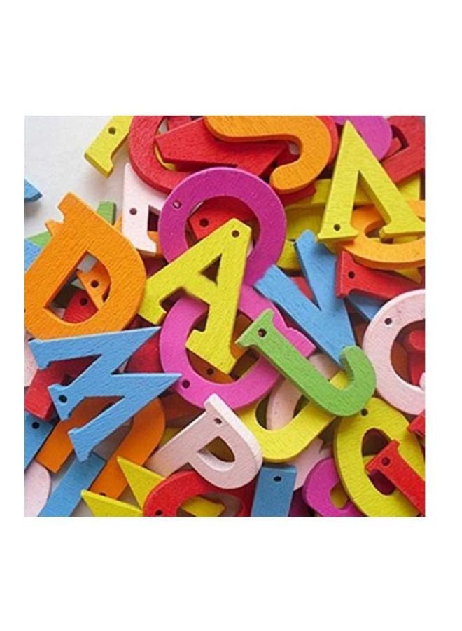 ليكير طقم من 26 خرزة  بدلاية على شكل حروف أبجدية . - Image 2