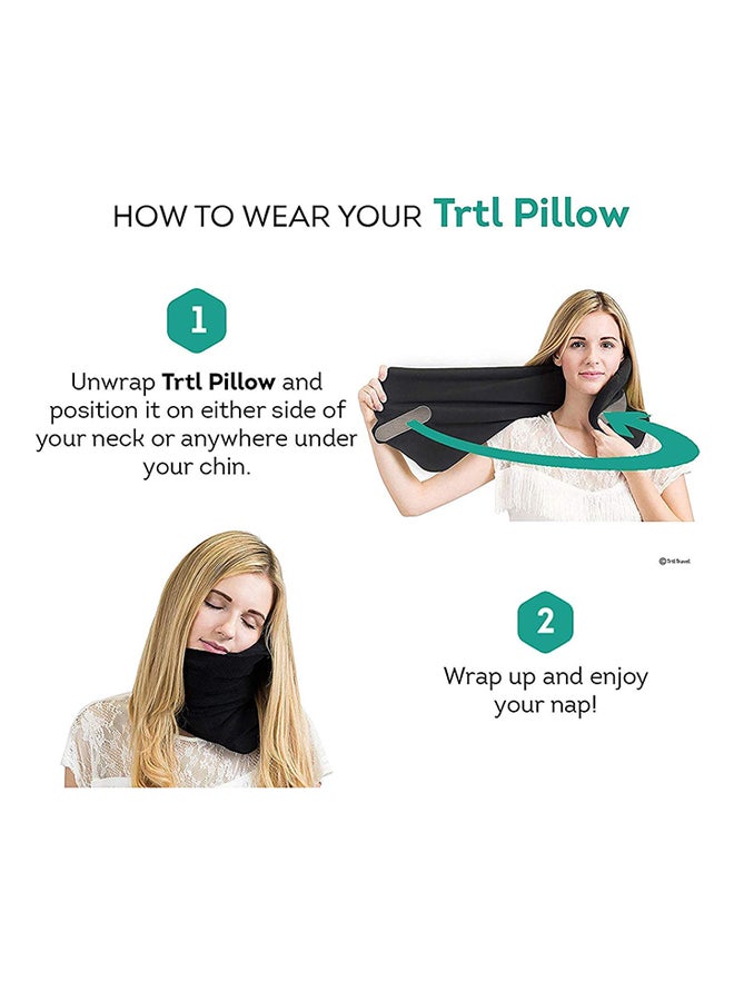 trtl - Neck Support Travel Pillow Black - Image 1
