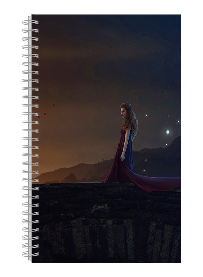 Generic A4 Printed Notebook Brown/Red 