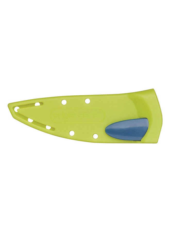 KitchenCraft - Paring Knife With Edgekeeper Technology Sheath Green 9.5cm - Image 1