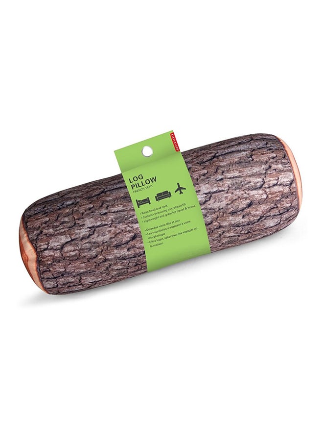Log Head Rest Pillow Brown  - Image 3